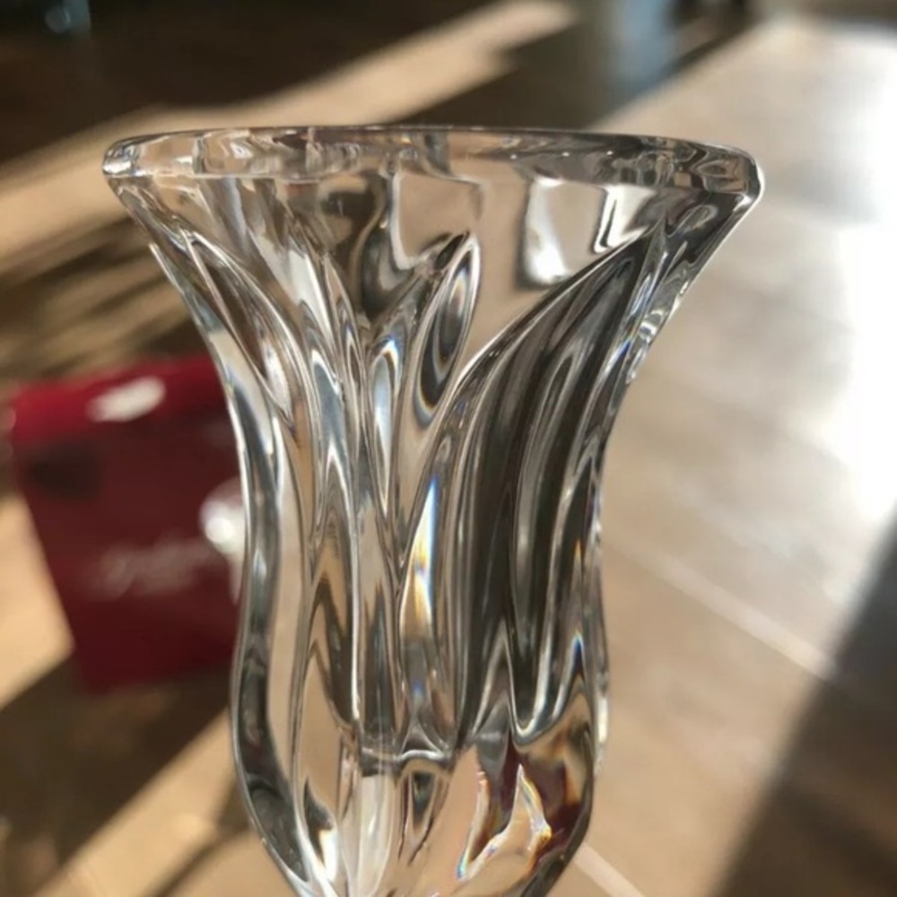 GORHAM‎ CRYSTAL TULIP CANDLESTICKS CANDLE HOLDERS. - Picture 2 of 7